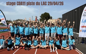 STAGE Comité Départemental d'Athlétisme 11 Catégories BE à ES