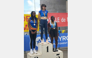 Podium longueur - Axelle 2ème