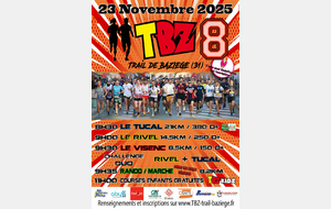 TRAIL DE BAZIEGE, marche nordique nov 25