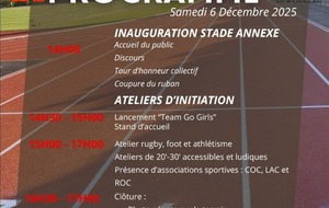 INAUGURATION PISTE ATHLE DE CASTELNAUDARY