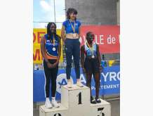 Podium longueur - Axelle 2ème